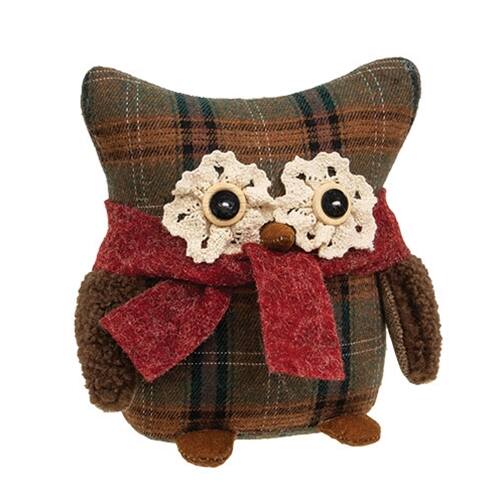 Front. BreeBe - Owl Door Stopper - Multi.
