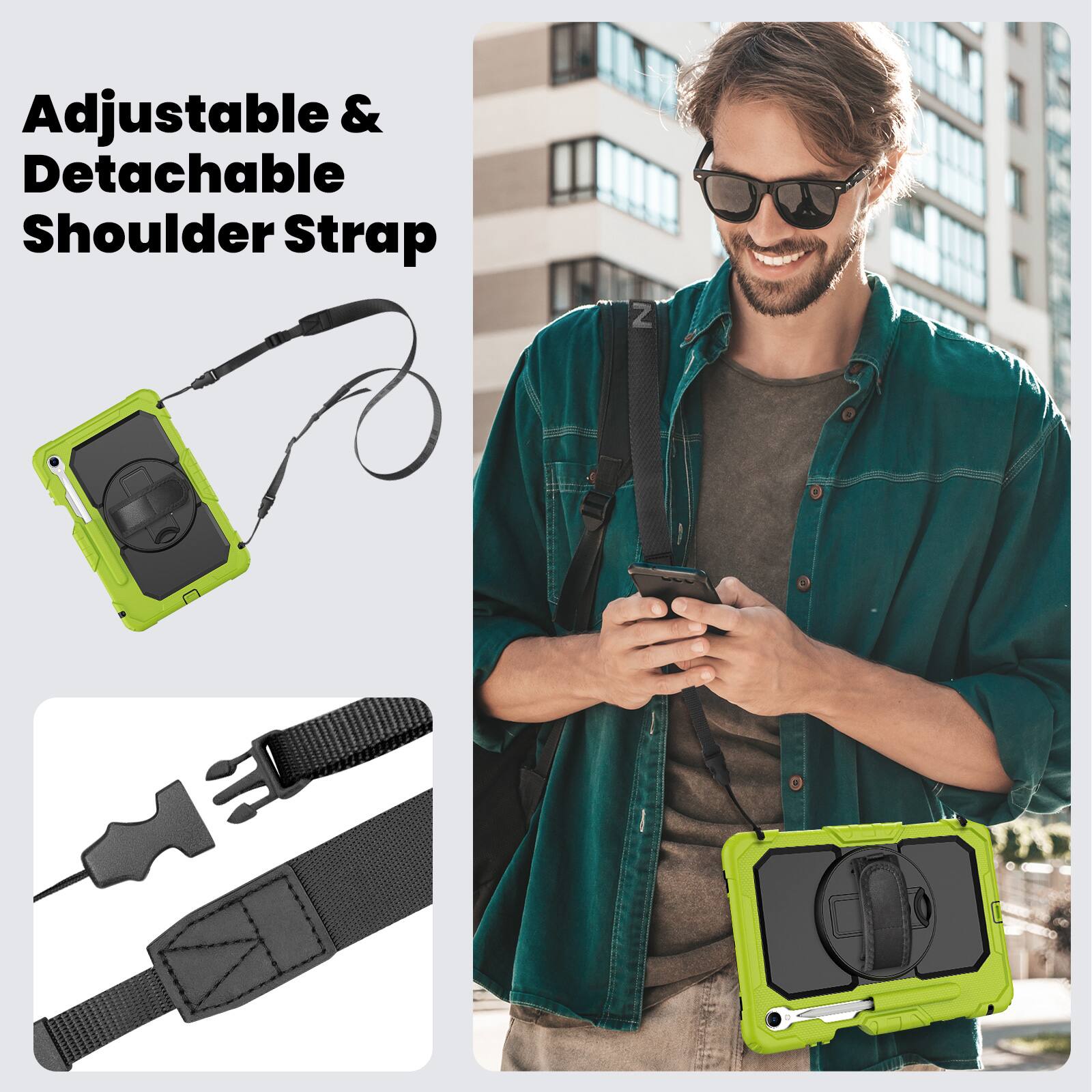 Adjustable & Detachable Shoulder Strap