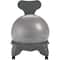 Gaiam - Classic Balance Ball® Chair - Cool Gray-Front_Standard