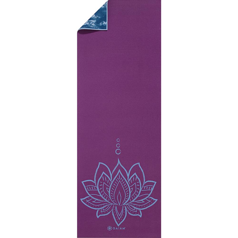 Best Buy: Gaiam Reversible Yoga Mat Multi 05-62068