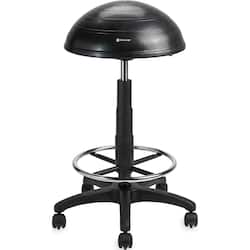 22 Inch Stools Best Gaiam High Rise Balance Ball Pvc Stool Black