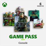 Front Zoom. Microsoft - Xbox Game Pass for Console - 6 Month Digital Code [Digital].
