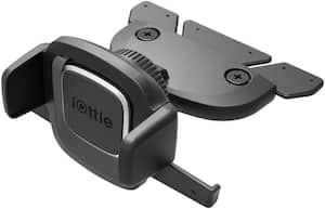 iOttie - Easy One Touch 4 CD Slot Mount for Mobile Phones - Black - Front_Zoom