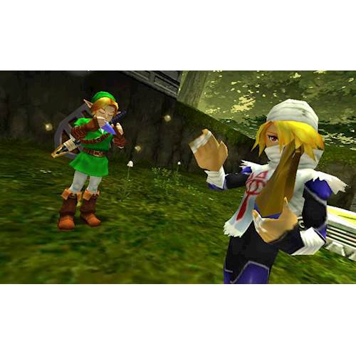 Best Buy: Nintendo Nintendo 3DS (Cosmo Black) with The Legend of Zelda:  Ocarina of Time 3D CTRSKZO1
