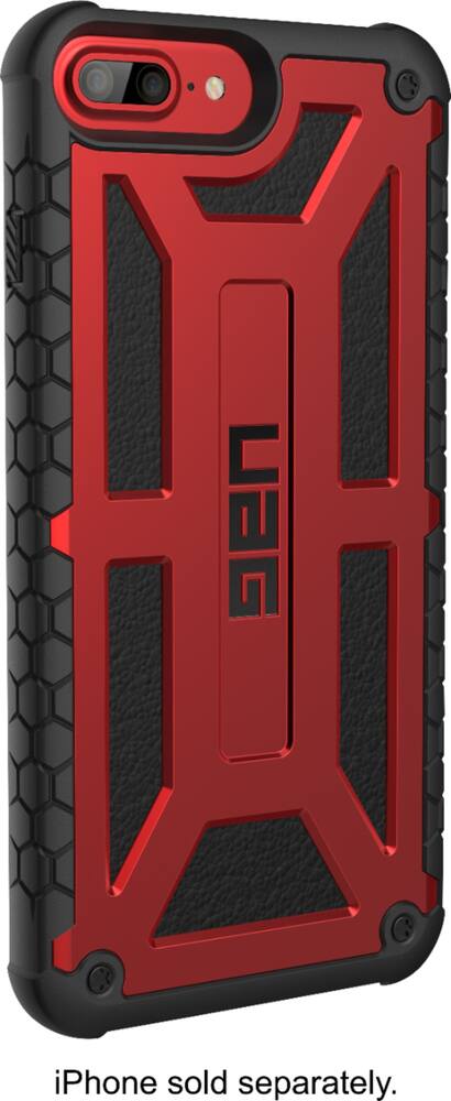 uag monarch series case for apple iphone 6 plus, 6s plus and 7 plus - crimson uag monarch series case for apple iphone 6 plus, 6s plus and 7 plus - crimson