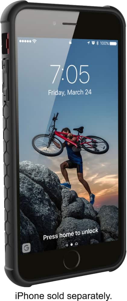 uag monarch series case for apple iphone 6 plus, 6s plus and 7 plus - crimson uag monarch series case for apple iphone 6 plus, 6s plus and 7 plus - crimson