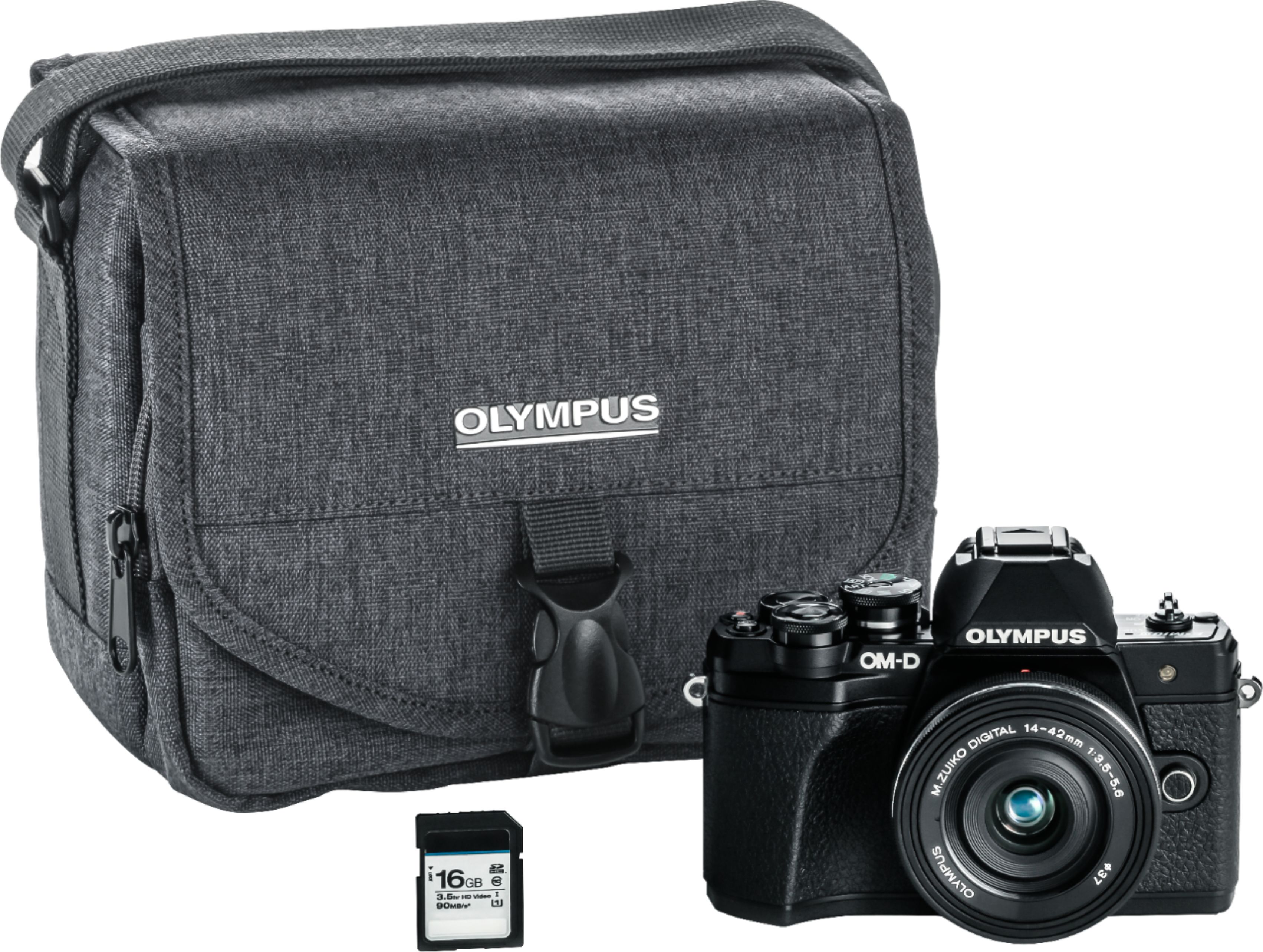 Best Buy: Olympus OM-D E-M10 Mark III Mirrorless Camera with 14 