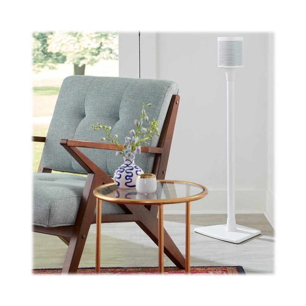 Alt View 12. Sanus - Speaker Stand - White.