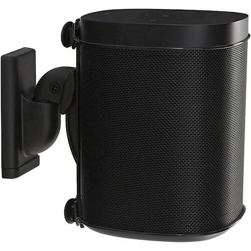 Alt View 11. Sanus - Adjustable Wall Mount for Sonos ONE, PLAY:1 and PLAY:3 Speakers (Pair) - Black.