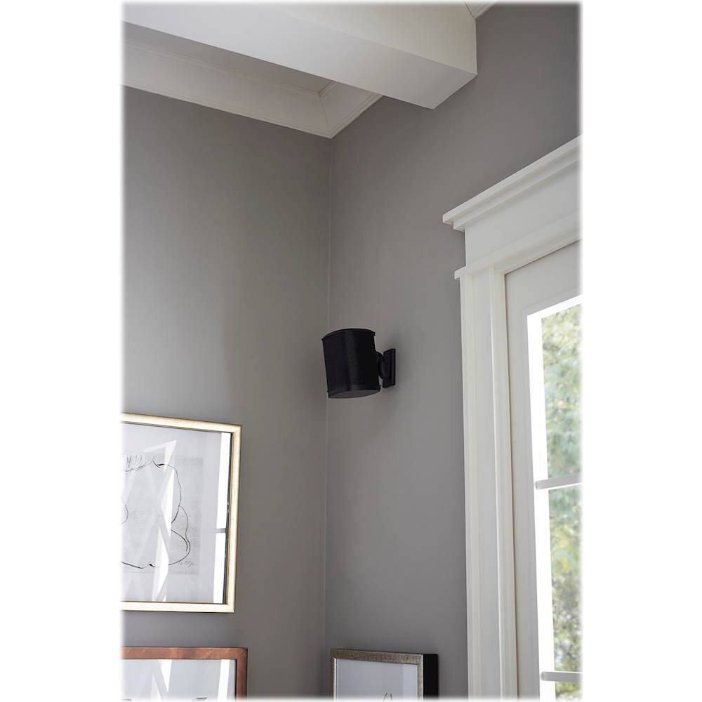 Alt View 15. Sanus - Adjustable Wall Mount for Sonos ONE, PLAY:1 and PLAY:3 Speakers (Pair) - Black.
