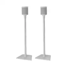 Front. Sanus - 34" Speaker Stands for Sonos One, Sonos One SL, Play:1 and Play:3 (2-Pack) - White.
