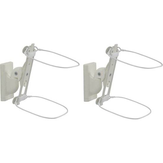 Sanus Adjustable Wall Mount for Sonos ONE, PLAY:1 and PLAY:3 Speakers  (Pair) White WSWM22-W1 - Best Buy