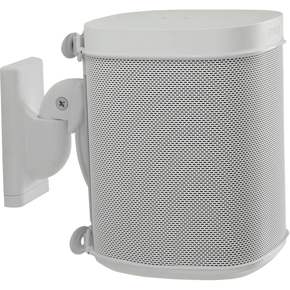 Alt View 11. Sanus - Adjustable Wall Mount for Sonos ONE, PLAY:1 and PLAY:3 Speakers (Pair) - White.