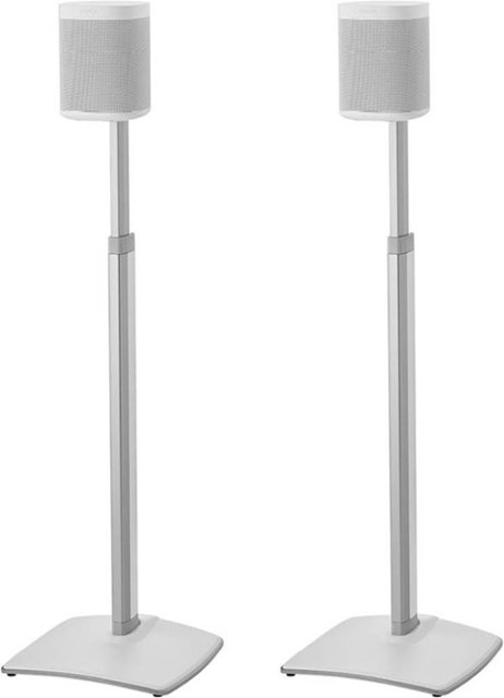 Tick Rang fryser Sanus Adjustable Height Speaker Stands for Sonos One, PLAY:1 and PLAY:3  Speakers (Pair) White WSSA2-W1 - Best Buy
