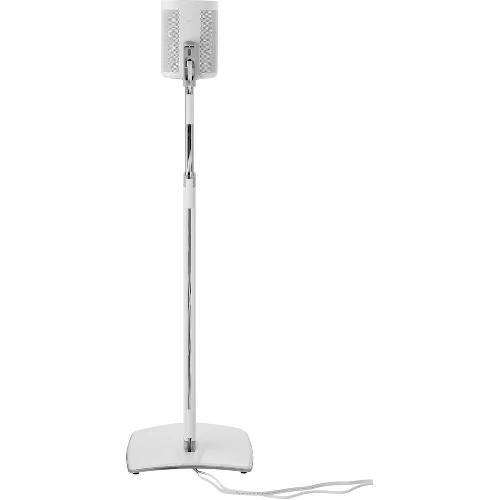 Alt View 18. Sanus - Adjustable Height Speaker Stands for Sonos One, PLAY:1 and PLAY:3 Speakers (Pair) - White.