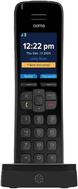 Ooma OOMA HD3 HANDSET BLACK DECT 6.0 Cordless Expansion Handset Black ...