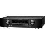 Front Zoom. Marantz - NR 350W 7.2-Ch. Bluetooth Capable With HEOS 4K Ultra HD HDR Compatible A/V Home Theater Receiver - Black.