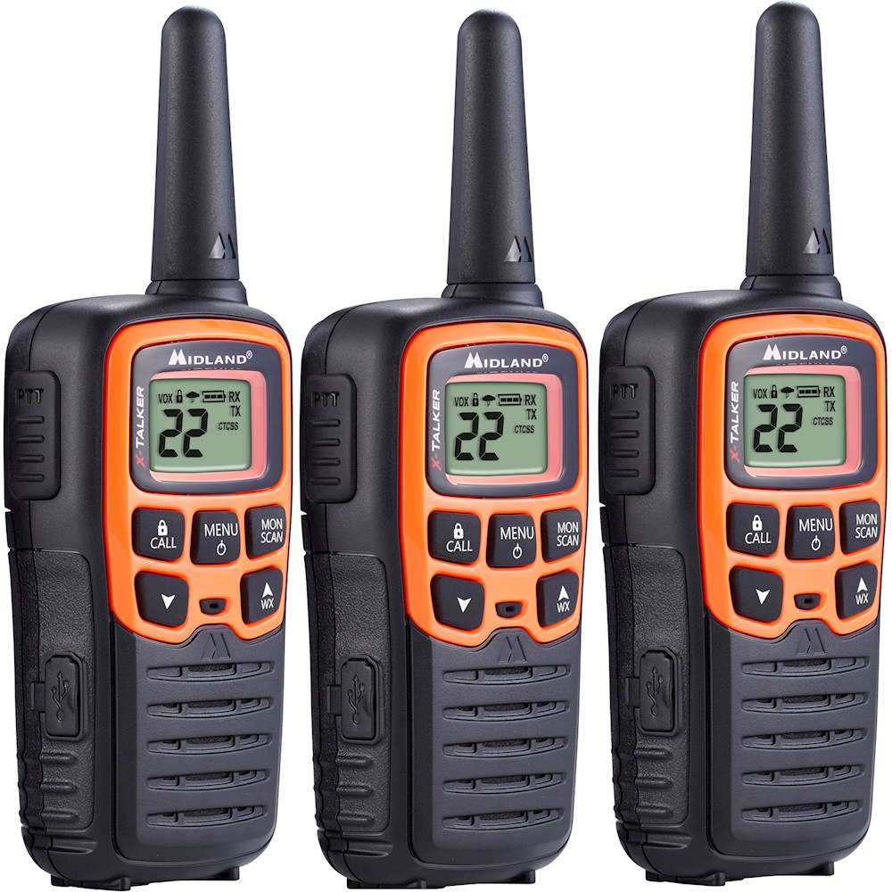 Midland X-Talker 28-Mile, 22-Channel FRS/GMRS 2-Way Radios (3-Pack