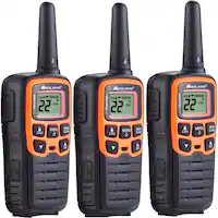 Midland - X-Talker 28-Mile, 22-Channel FRS/GMRS 2-Way Radios (3-Pack) - Orange - Angle_Zoom