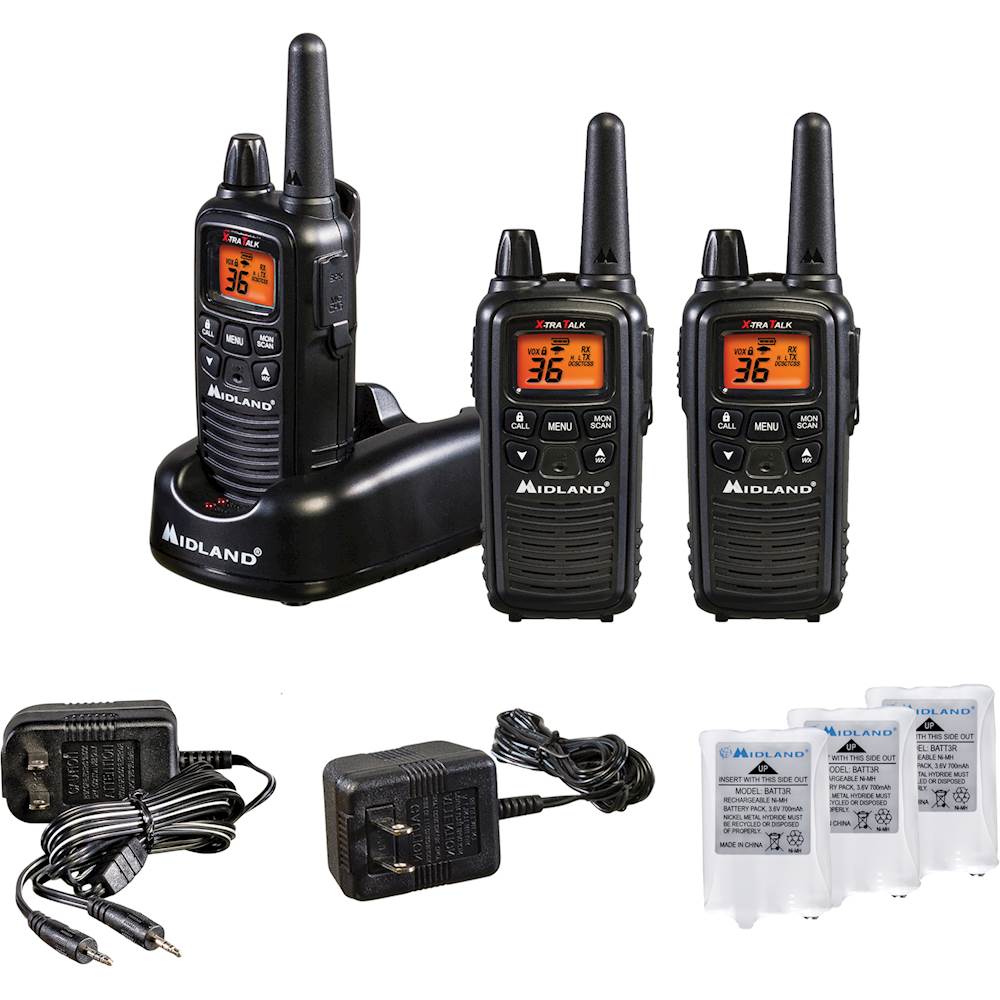 Midland LXT600VP3 Handheld Portable FRS Business Overlanding Gear Two Way Radio Long Range Rechargeable Walkie Talkies for Adults 121 Privacy - 4