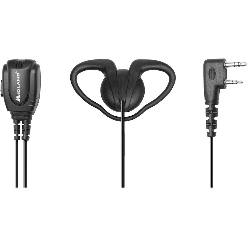 Front. Midland - BizTalk™ D-Ring Headset - Black.