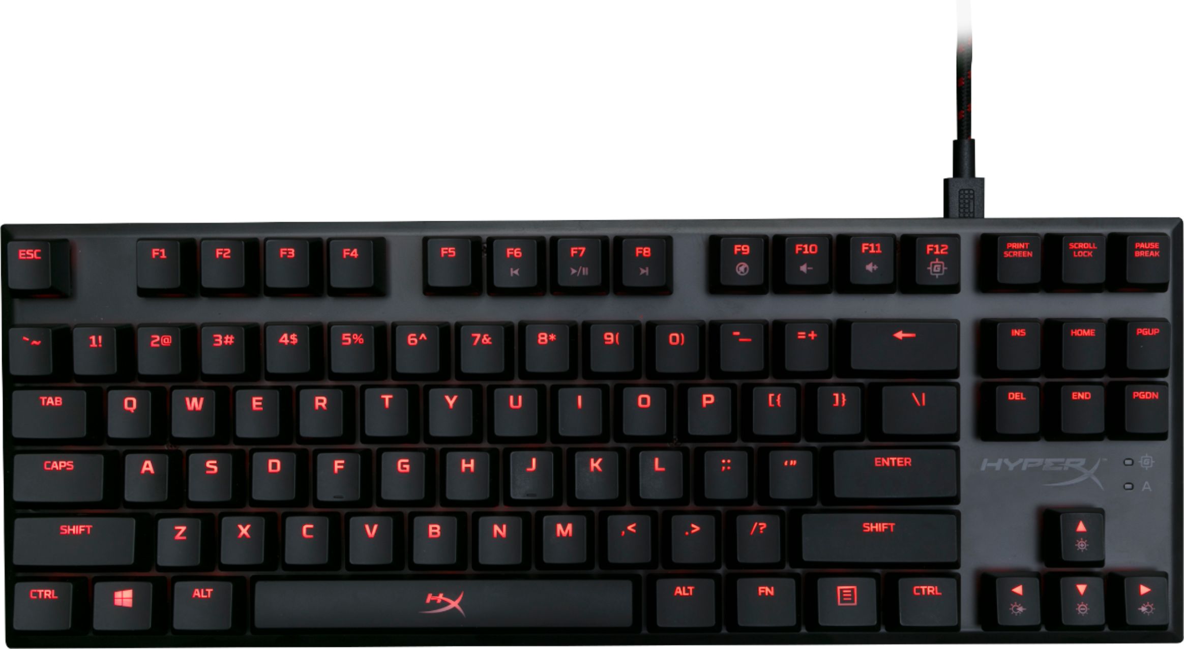 rør linje fjende HyperX Alloy FPS Pro Wired TKL Gaming Mechanical CHERRY MX Blue Switches  Keyboard with Back Lighting Black HX-KB4BL1-US/WW - Best Buy