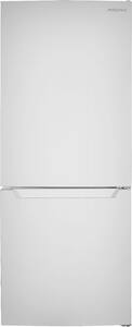 Insignia™ - 9.2 Cu. Ft. Bottom-Freezer Refrigerator - White - Front_Standard