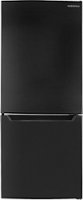 Insignia™ - 9.2 Cu. Ft. Bottom-Freezer Refrigerator - Black - Front_Zoom