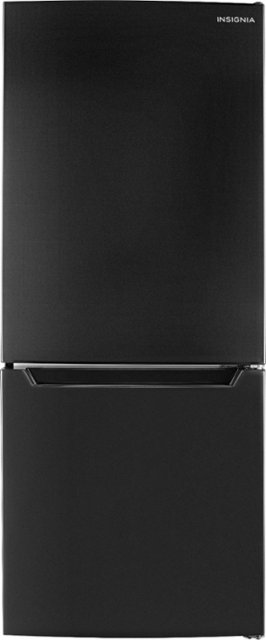 Insignia™ – 9.2 Cu. Ft. Bottom-Freezer Refrigerator – Black