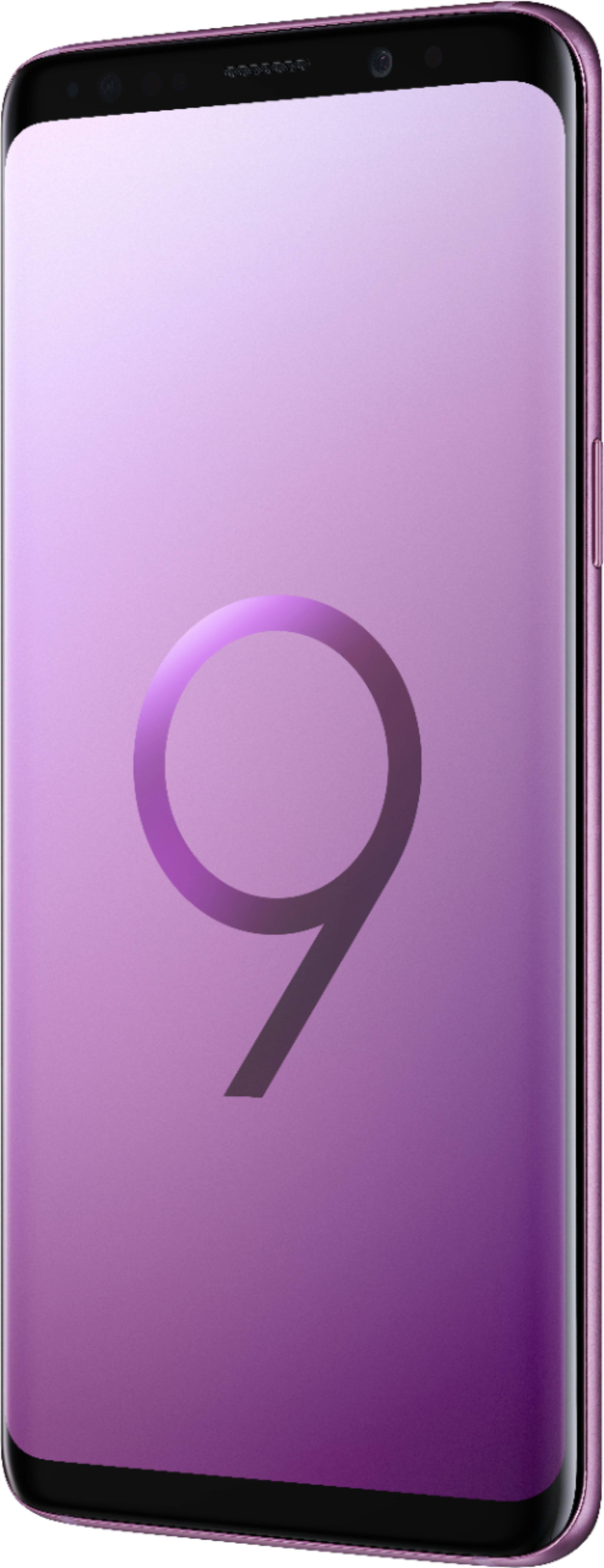 Alt View 15. Samsung - Geek Squad Certified Refurbished Galaxy S9 with 64GB Memory Cell Phone - Lilac Purple.