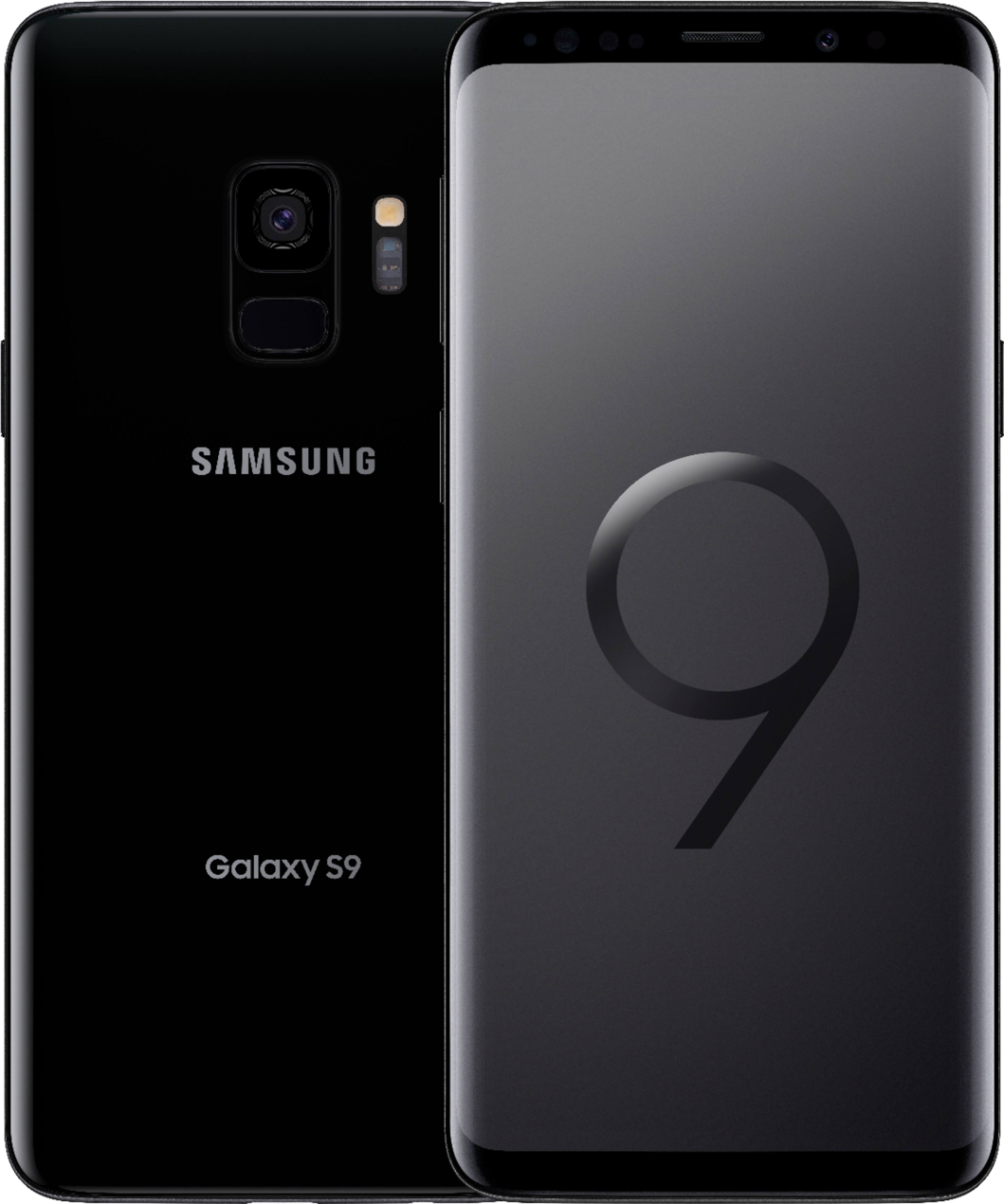 Alt View 14. Samsung - Geek Squad Certified Refurbished Galaxy S9 4G LTE with 64GB Memory Cell Phone - Midnight Black.