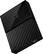 Left. WD - My Passport for Mac 4TB External USB 3.0 Portable Hard Drive with Hardware Encryption - Black.