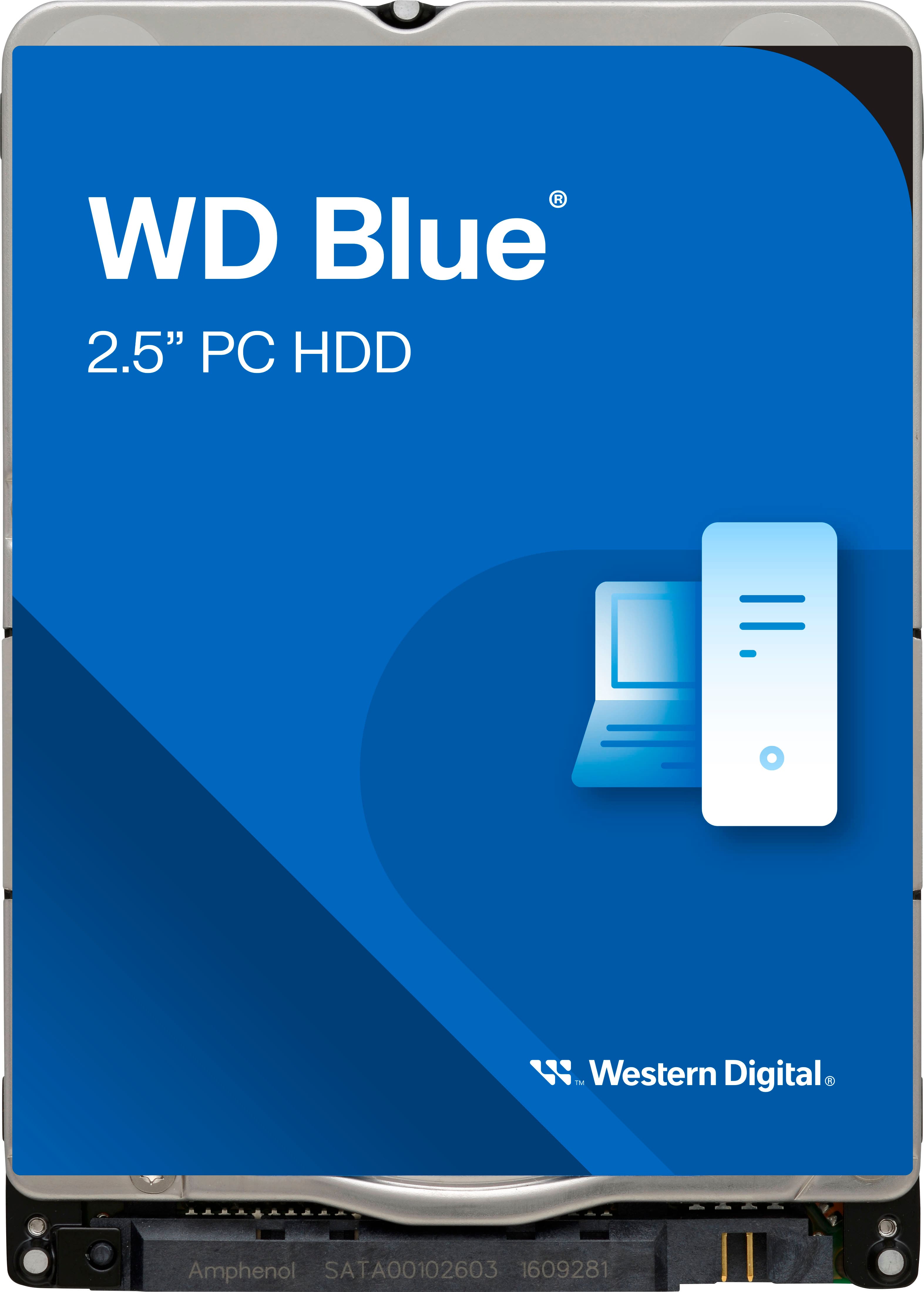 WD - Blue 2TB PC Internal Hard Drive for Laptops - Front_Zoom
