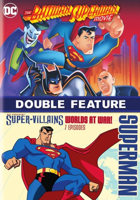 The Batman-Superman Movie/Super Villains: Worlds at War! 7 Episodes [1998]  - Best Buy