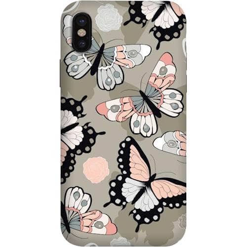 strongfit designers case for apple iphone x and xs - butterfly garden 001 strongfit designers case for apple iphone x and xs - butterfly garden 001
