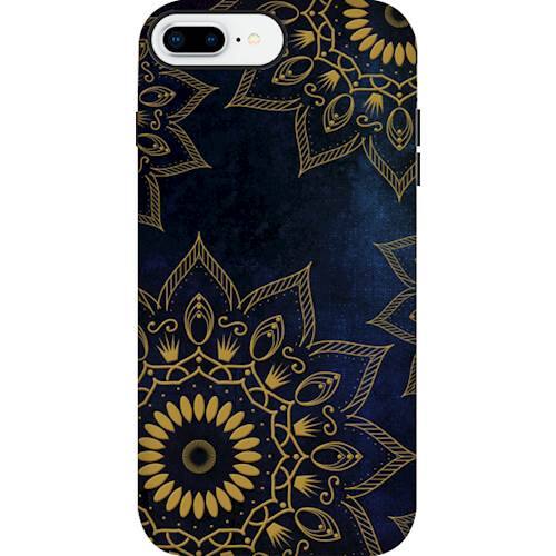 strongfit designers case for apple iphone 7 plus and 8 plus - mandala in the universe