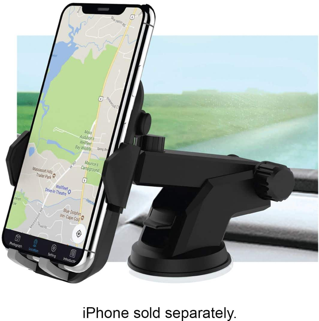 Questions and Answers: Tzumi Auto Dash Mount for Most Smartphones Black ...