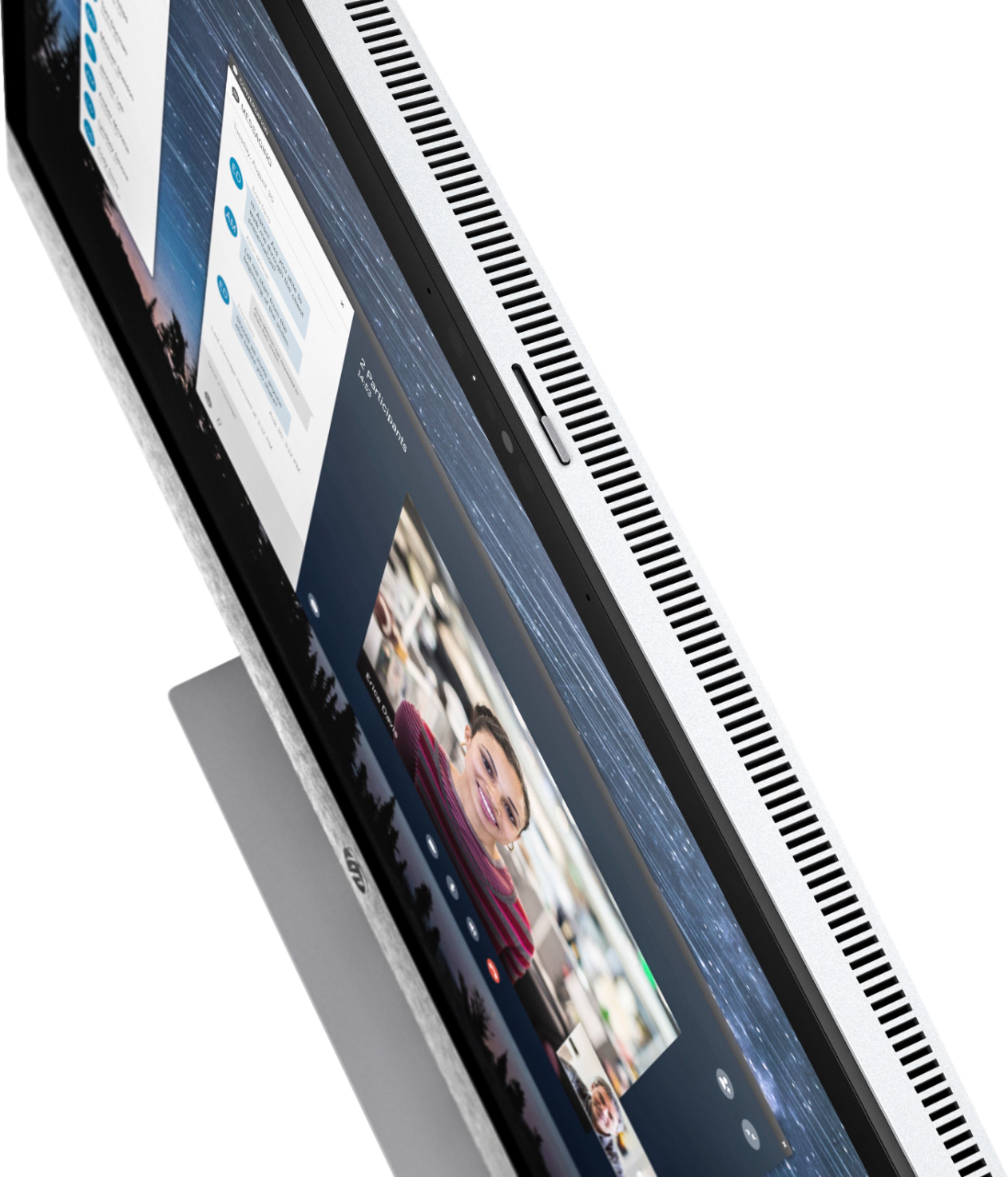 Alt View 11. HP - Pavilion 27" Touch-Screen All-In-One - Intel Core i7 - 12GB Memory - 1TB Hard Drive - HP Finish In Blizzard White.