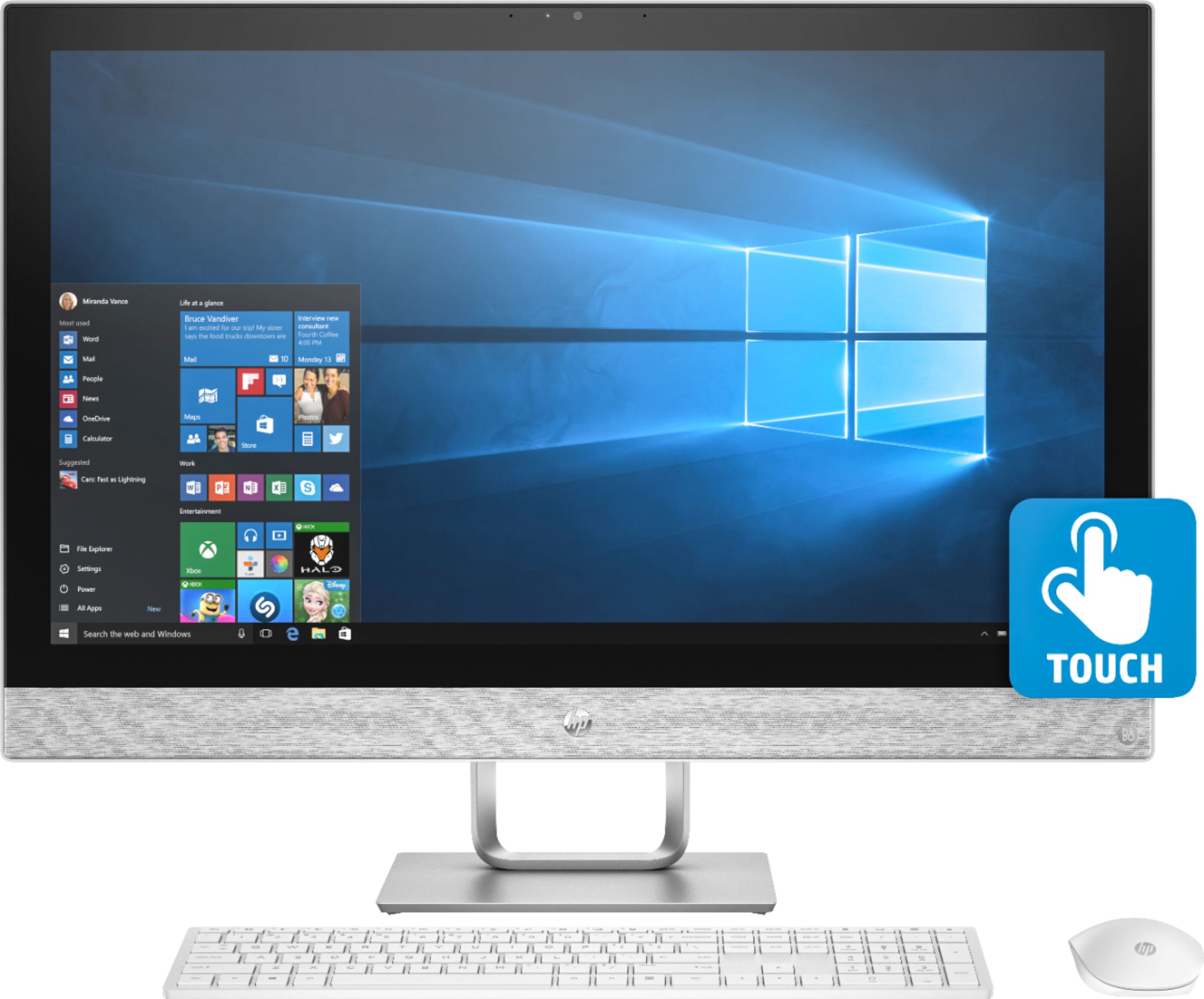 Best Buy Pavilion 27 Touch Screen All In One Intel Core I7 12gb