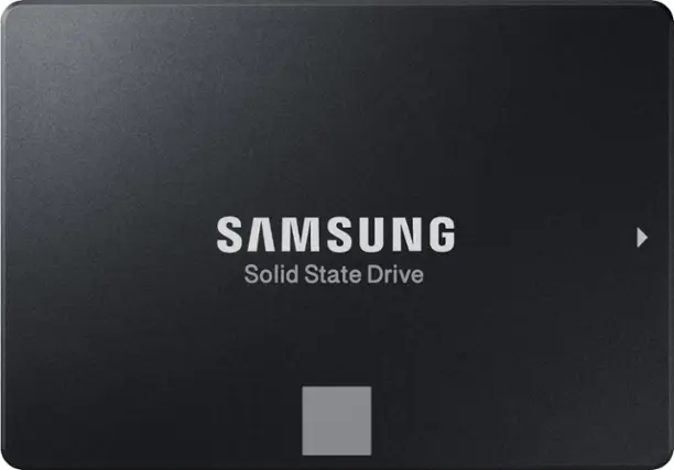 Front. Samsung - Geek Squad Certified Refurbished 860 EVO 2TB Internal SSD SATA for Laptops - Black.