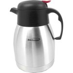 Front. Brentwood - 1.5 Liter Vacuum Stainless Steel Coffee Pot (CTS-1500) - Silver/Black.