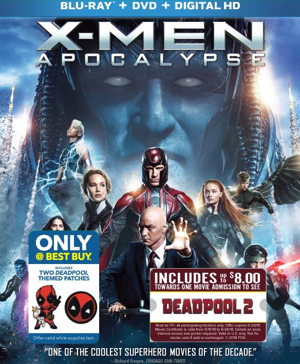  X-Men: Apocalypse [Blu-ray/DVD] [Movie Money] [Only @ Best Buy] [2016]