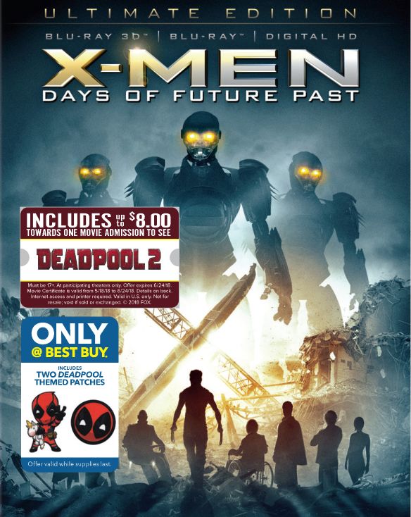  X-Men: Days of Future Past [3D] [Blu-ray] [Movie Money] [Only @ Best Buy] [Blu-ray/Blu-ray 3D] [2014]