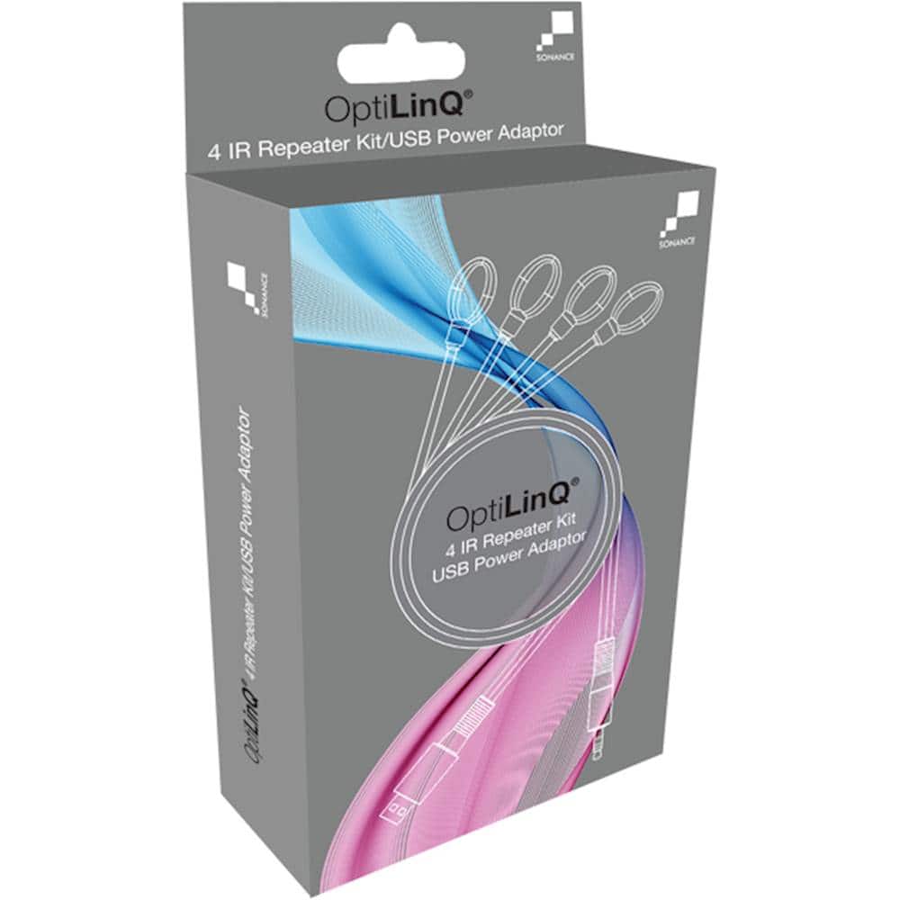 Alt View 11. Sonance - OPTILINQ 4 IR KIT (Each) - Black.