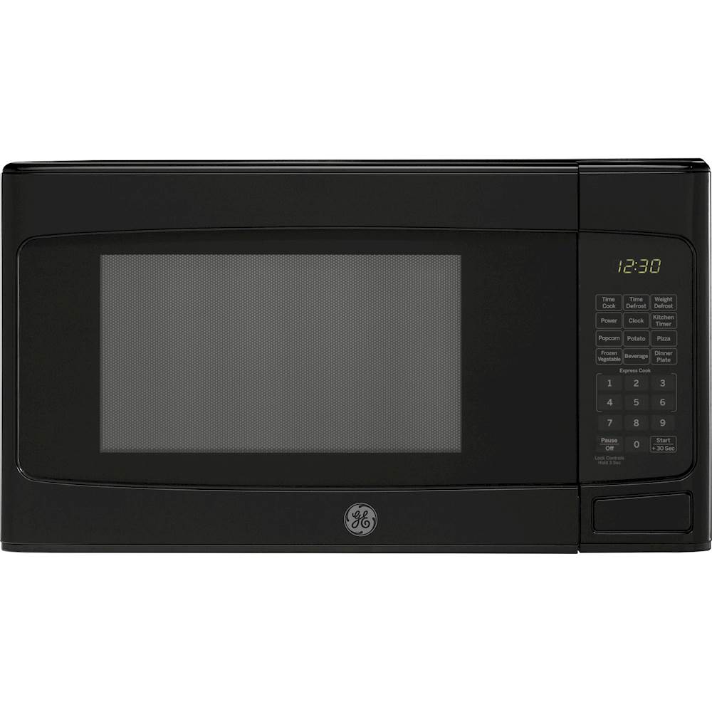 Best Buy: GE 1.1 Cu. Ft. Microwave Black JES1145DMBB