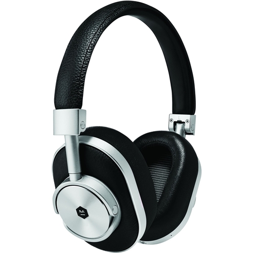 Rent to own Master & Dynamic - MW60 Wireless Over-the-Ear Headphones - Black Leather/Silver Metal
