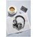 Alt View Zoom 16. Master & Dynamic - MW60 Wireless Over-the-Ear Headphones - Black Leather/Silver Metal.