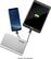 Alt View 11. myCharge - HUBMAX-C 10,050 mAh Portable Charger - Silver.