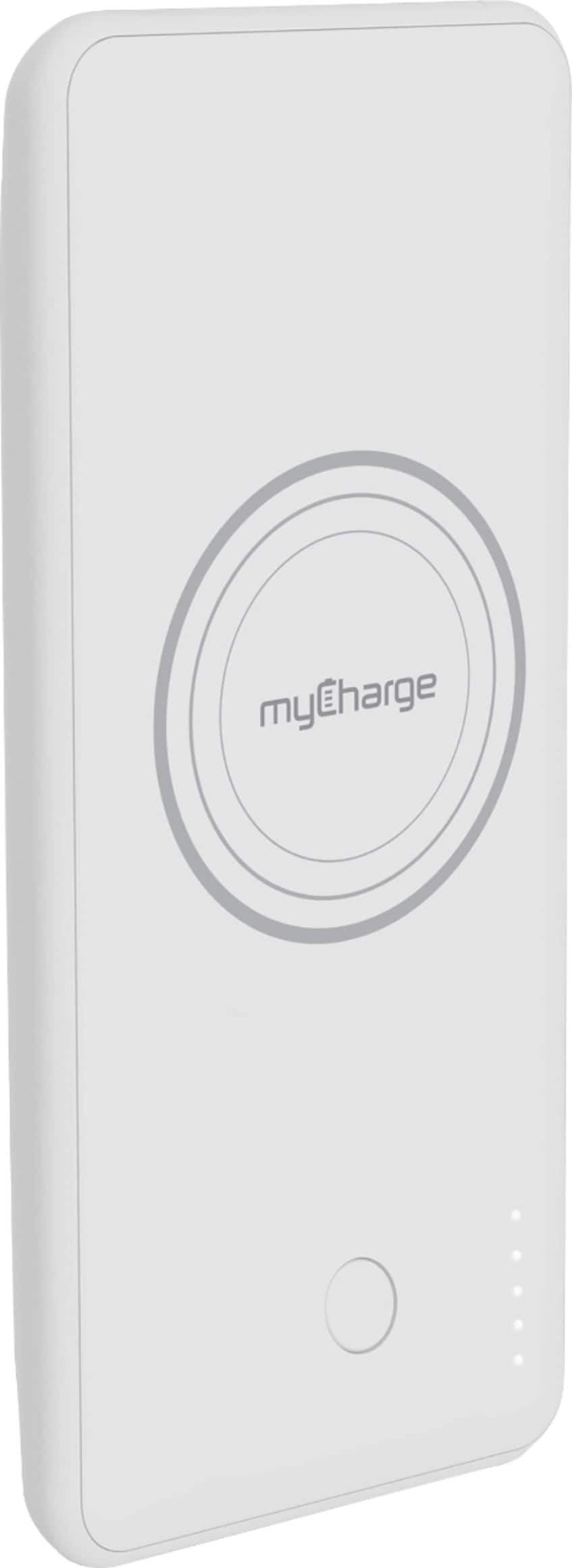 Front. myCharge - Qi Certified Wireless Charging Pad for iPhone®/Android - White.