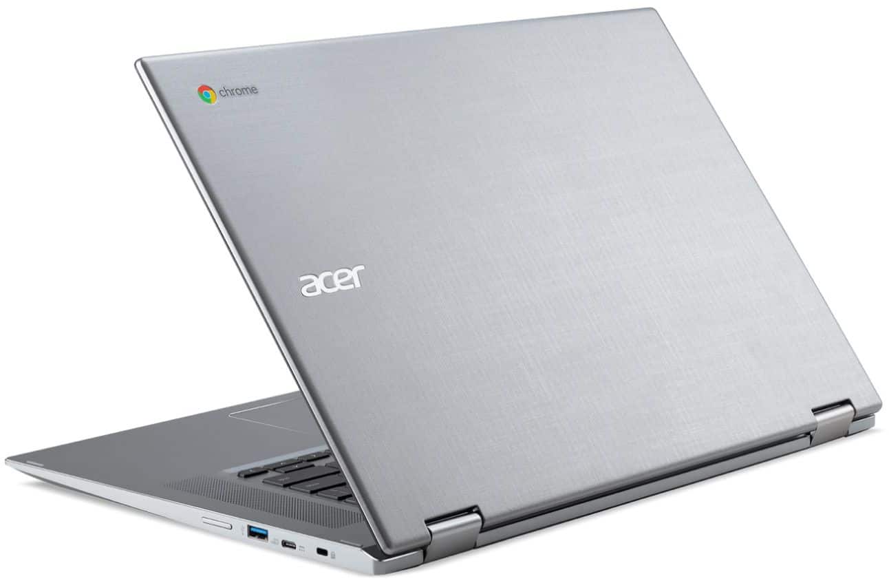 Alt View 1. Acer - Spin 15 2-in-1 15.6" Touch-Screen Chromebook - Intel Pentium - 4GB Memory - 64GB Solid State Drive.